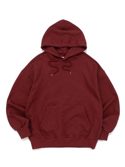 Le Custom Plain Oversized Cotton Hoodie [Burgundy]
