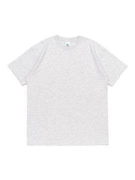 Le Custom Plain Semi-Overfit Short-Sleeve T-Shirt [Light Melange]