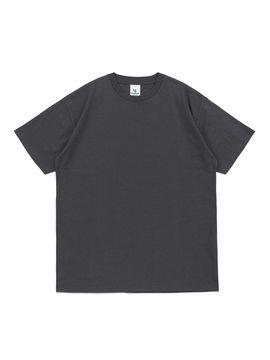 Le Custom Premium Cotton Semi-Overfit Short-Sleeve T-Shirt [Charcoal]