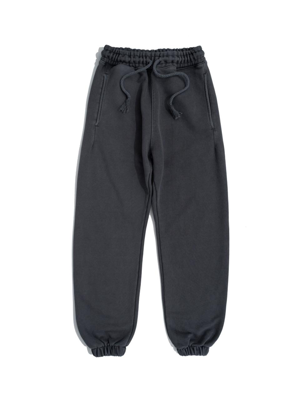 Le Custom Premium Triple-Layer Semi-Wide Jogger Sweatpants [Blue Grey]