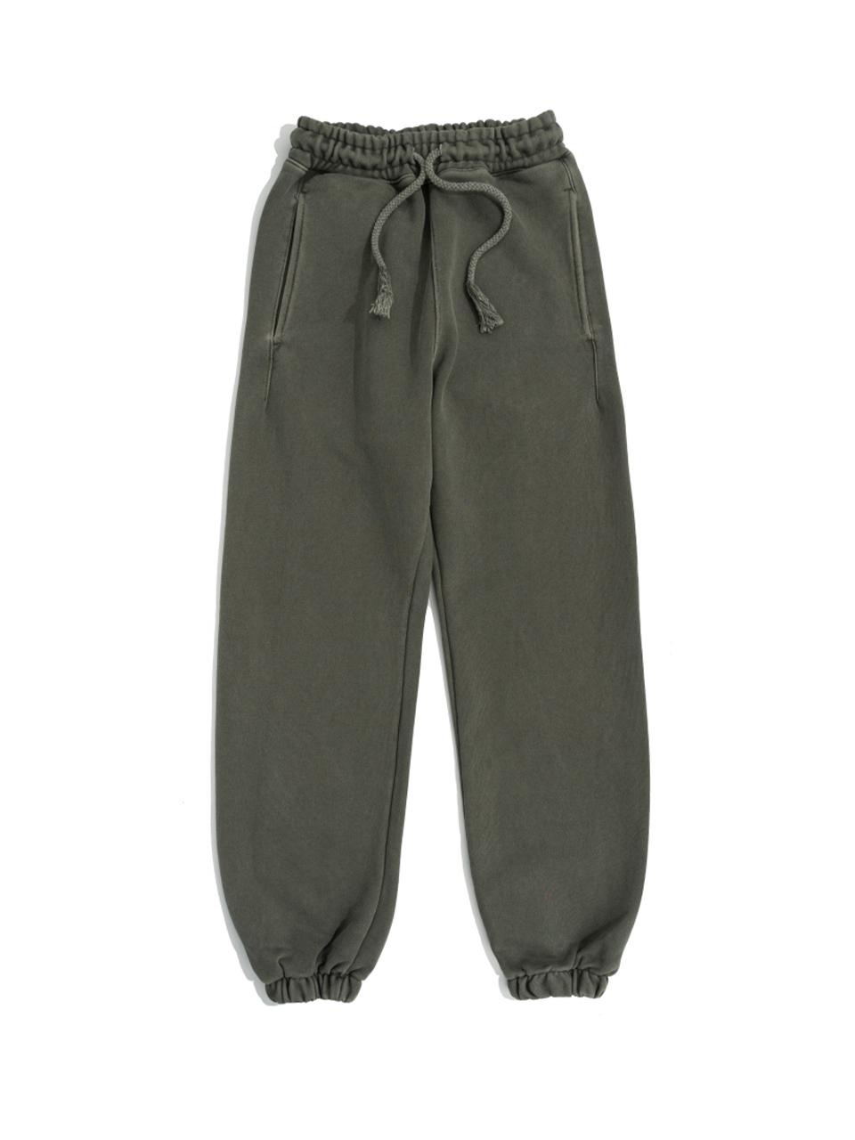 Le Custom Premium Triple Layer Semi-Wide Jogger Sweatpants [GREEN]