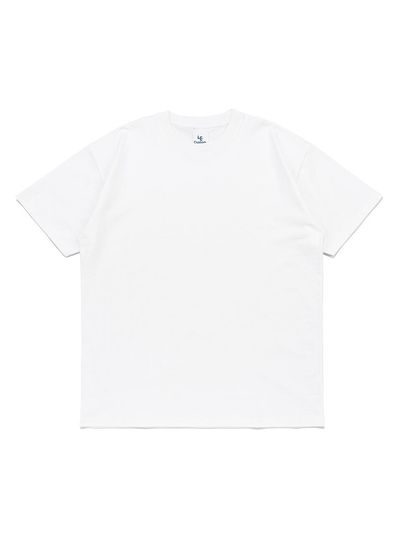 Le Custom Semi-Overfit Plain Short-Sleeve T-Shirt [White]