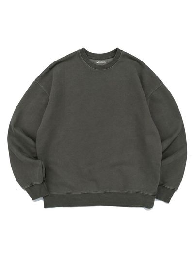Le Custom Triple Layer Cotton Blend Custom Pigment Sweatshirt [GREEN]
