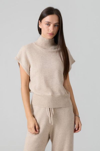 Le Fafo Le Fafo Cashmere Blend Mock Neck Sweater