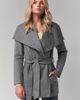 Le Fafo Le Fafo Draped Collar Short Wrap Coat - 3