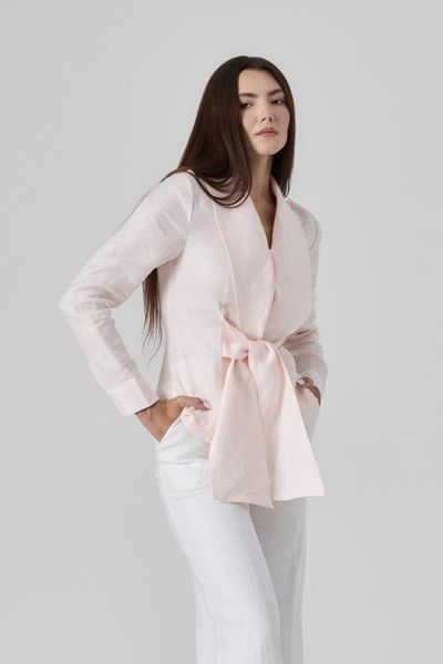 Le Fafo Le Fafo Linen Waist Tie Shirt