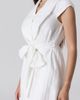 Le Fafo Le Fafo Linen Waist Tie Short Dress - 4