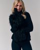Le Fafo Le Fafo Mongolian Shearling Cuffs Cashmere Sweater - 2