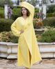 Le Fafo Le Fafo Palm Embroidered Silk Kaftan - 5