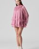 Le Fafo Le Fafo Tiered Ruffle Silk Chiffon Tunic Mini Dress - 1