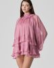 Le Fafo Le Fafo Tiered Ruffle Silk Chiffon Tunic Mini Dress - 5