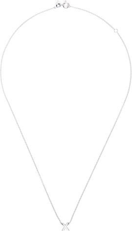 Le Gramme Le Gramme Alphabet 'X' Necklace