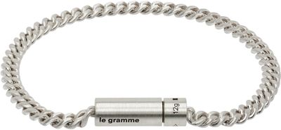 Le Gramme Le Gramme Curb Chain Cable 12g Bracelet