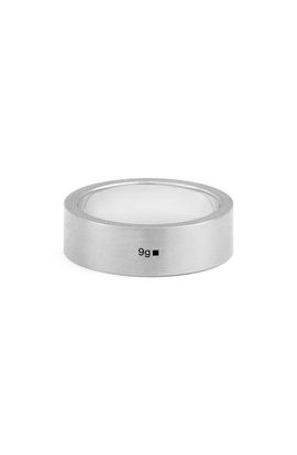 le gramme le gramme Men's Ribbon 11G Brushed Sterling Silver Band Ring 