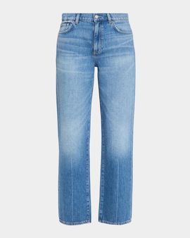 LE JEAN 90 & apos;s Faded Wash Straight Jeans