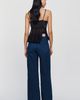 LE JEAN Column Beaded High Rise Wide Leg Jeans - 5