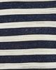 LE JEAN LE JEAN Linen Poppy Tee Navy/Cream Stripe - 6