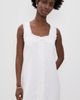 LE JEAN LE JEAN Linen Ruffle Dress White - 2