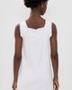 LE JEAN LE JEAN Linen Ruffle Dress White - 3
