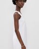 LE JEAN LE JEAN Linen Ruffle Dress White - 4
