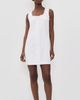 LE JEAN LE JEAN Linen Ruffle Dress White - 5