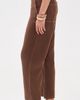 LE JEAN LE JEAN Mid Rise Linen Utility Barrel Pants Cocoa - 4