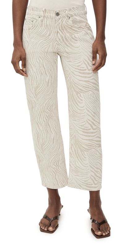 LE JEAN LE JEAN Nomad Ankle Jeans Zebra
