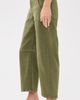 LE JEAN LE JEAN Petite Utility Soft Barrel Jeans Olive Green - 4