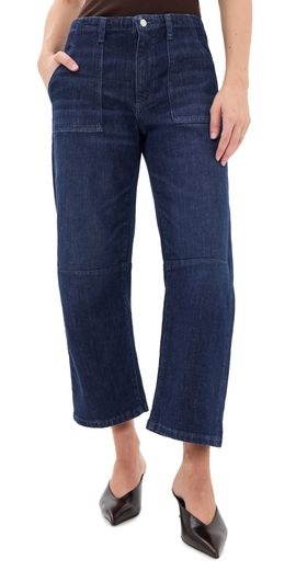 LE JEAN LE JEAN Petite Utility Soft Barrel Jeans Zoe