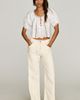 LE JEAN Luna High Rise Drawstring Relaxed Wide Leg Jeans - 1