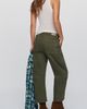 LE JEAN Petite Mid Rise Barrel Leg Utility Jeans - 4