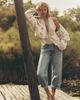 LE JEAN Selena Crop High-Rise Tapered Jeans - 1