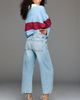 LE JEAN Selena Crop High-Rise Tapered Jeans - 5