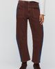LE JEAN Track Utility Mid-Rise Tapered Jeans - 2