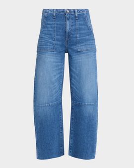 LE JEAN Utility Soft Barrel Jeans