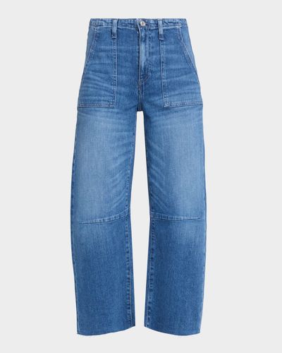 LE JEAN Utility Soft Barrel Jeans