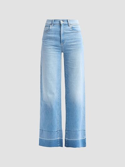 Le Jean Women's Column Released-Hem Jeans