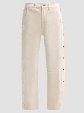 Le Jean Women's Frankie Studded Barrel-Leg Jeans