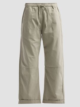 Le Jean Women's Mara Cotton Sateen Wide-Leg Pants