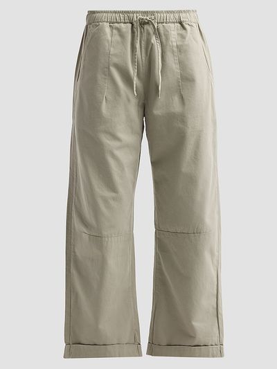 Le Jean Women's Mara Cotton Sateen Wide-Leg Pants
