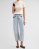 Le Jean Women's Selena Cuffed Crop Jeans - 2