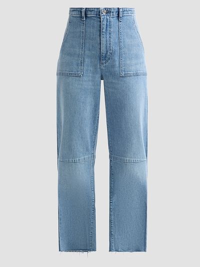 Le Jean Women's Utility Barrel-Leg Jeans
