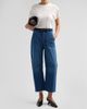 Le Jean Women's Utility Soft Barrel-Leg Crop Jeans - 2