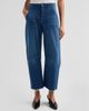 Le Jean Women's Utility Soft Barrel-Leg Crop Jeans - 4