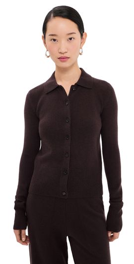 Le Kasha Le Kasha Fraga Cashmere Cardigan Prune