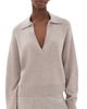 Le Kasha Le Kasha Jackson Brushed Cashmere Sweater Light Brown One - 1