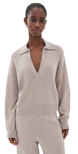 Le Kasha Le Kasha Jackson Brushed Cashmere Sweater Light Brown One
