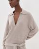 Le Kasha Le Kasha Jackson Brushed Cashmere Sweater Light Brown One - 2