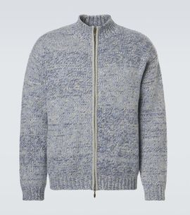 Le Kasha Le Kasha Lamdu cashmere zip-up cardigan