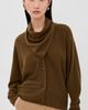Le Kasha Le Kasha Lyss Cardigan With Detachable Scarf Cinnamon One - 2